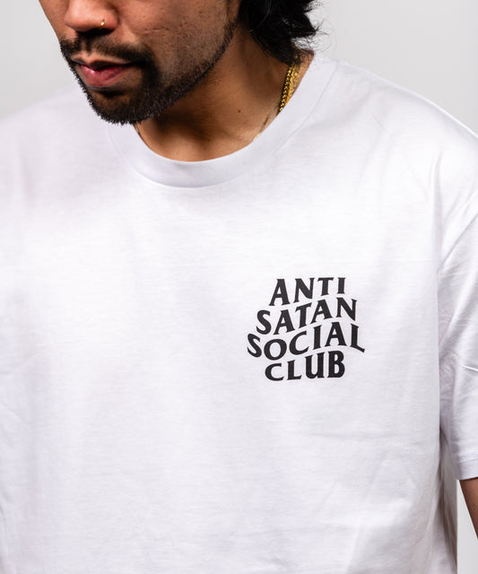 Anti Satan Social Club Tee - White