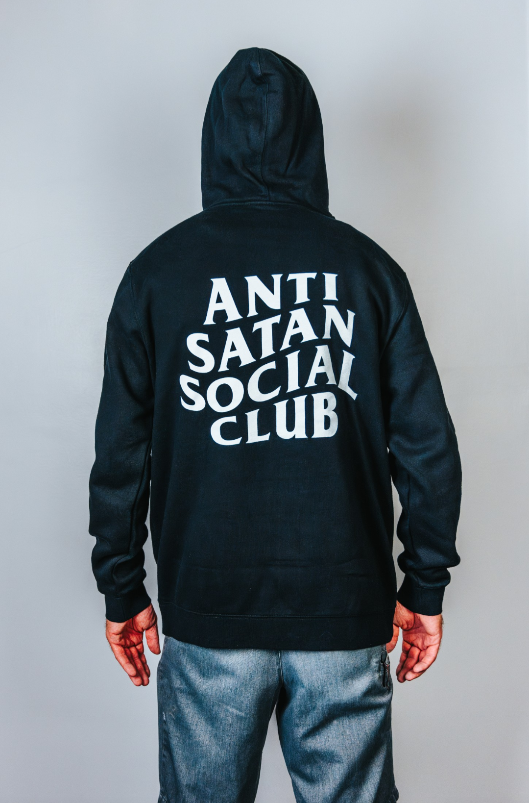 Anti Satan Social Club Hoodie - Black