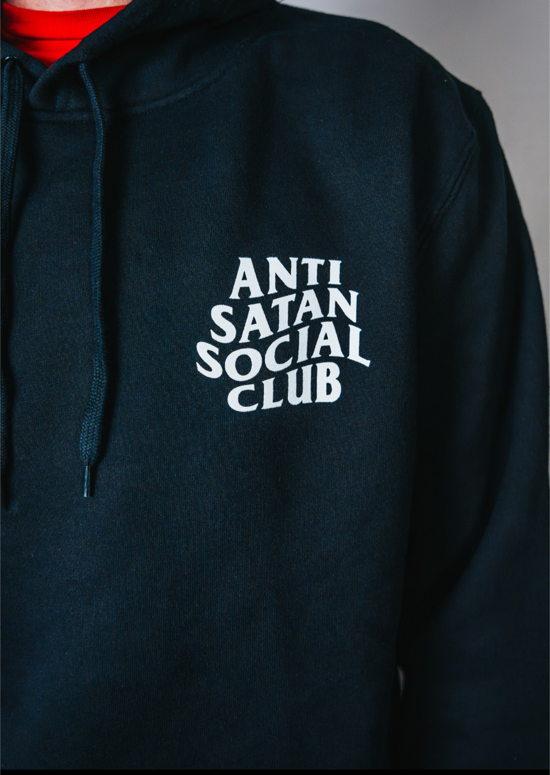 Anti Satan Social Club Hoodie - Black